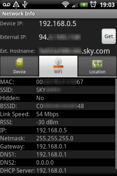 Network Info IScreenshot 1